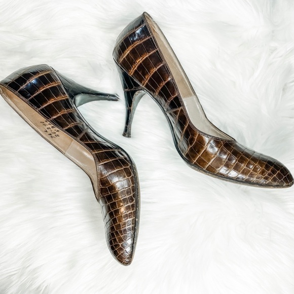 Dior vintage alligator heels - Picture 3 of 8